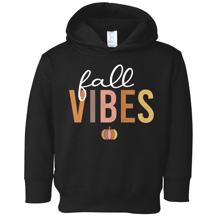 Fall Vibes Toddler Hoodie