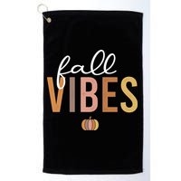 Fall Vibes Golf Towel
