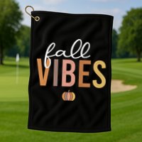 Fall Vibes Golf Towel
