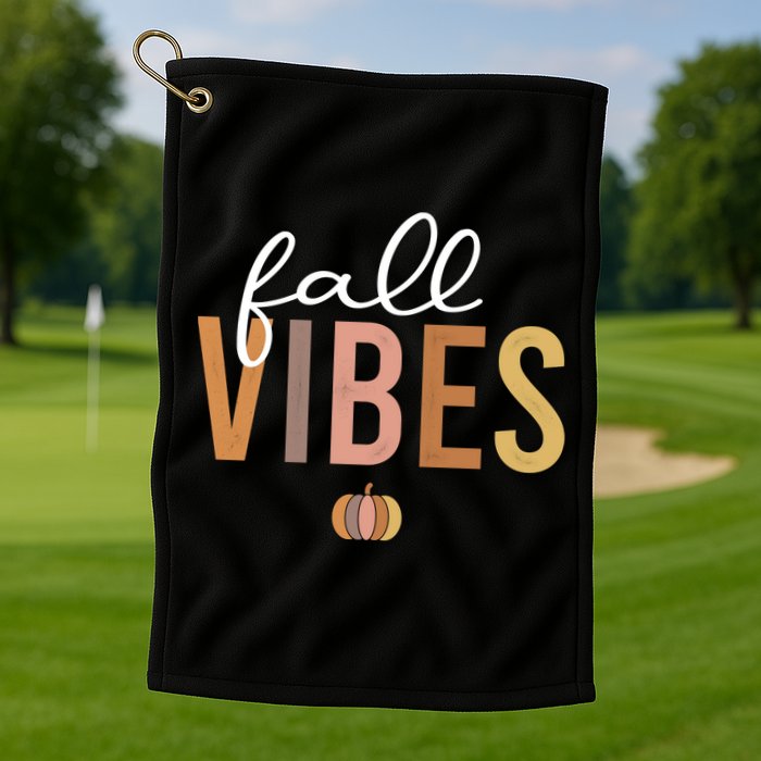 Fall Vibes Golf Towel