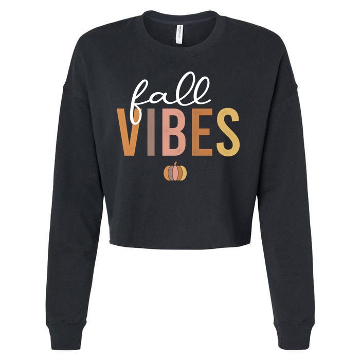 Fall Vibes Cropped Pullover Crew