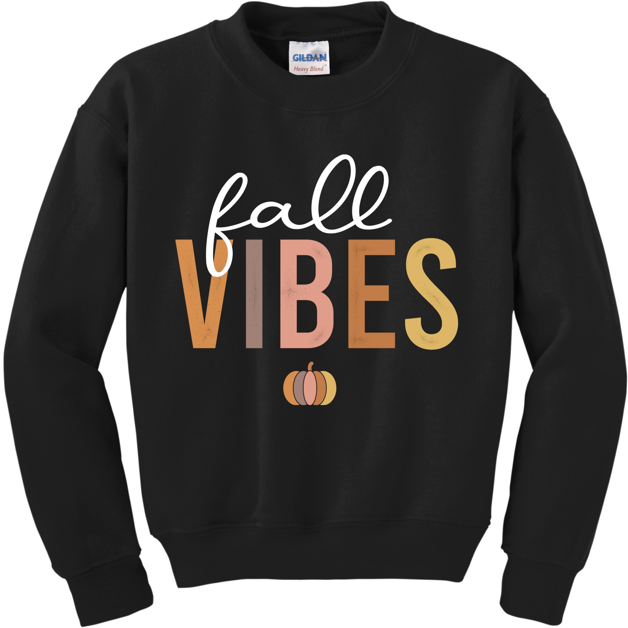 Fall Vibes Kids Sweatshirt
