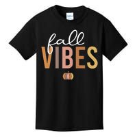 Fall Vibes Kids T-Shirt