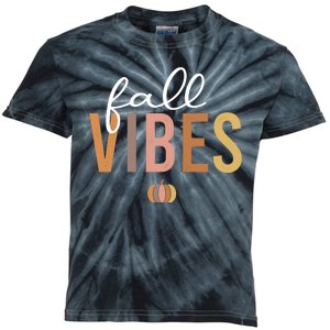 Fall Vibes Kids Tie-Dye T-Shirt