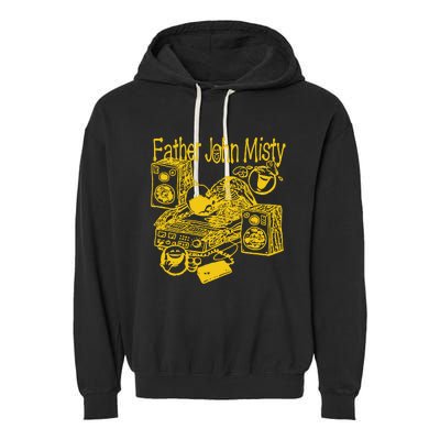 Favorite Vegetable Father John Misty Garment-Dyed Fleece Hoodie