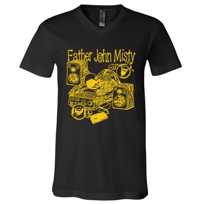 Favorite Vegetable Father John Misty V-Neck T-Shirt