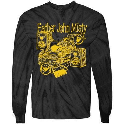 Favorite Vegetable Father John Misty Tie-Dye Long Sleeve Shirt