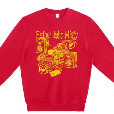 Favorite Vegetable Father John Misty Premium Crewneck Sweatshirt