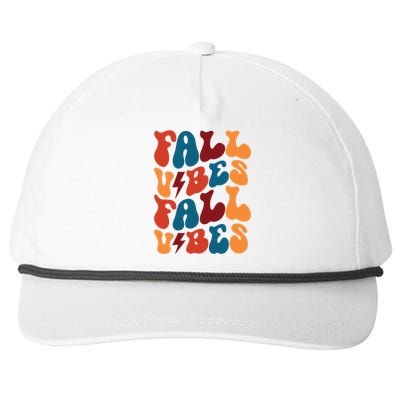 Fall Vibes Snapback Five-Panel Rope Hat