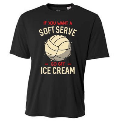 Funny Volleyball Cooling Performance Crew T-Shirt