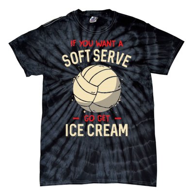 Funny Volleyball Tie-Dye T-Shirt