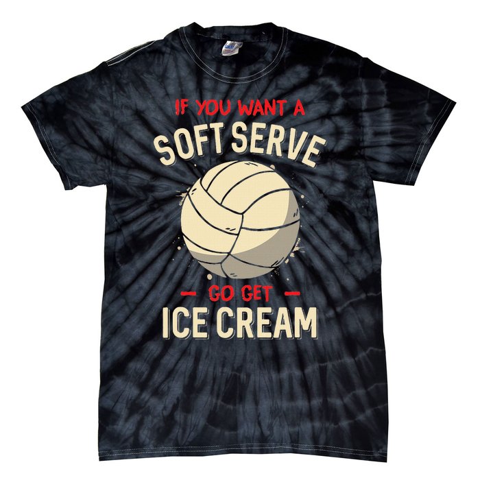 Funny Volleyball Tie-Dye T-Shirt