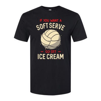 Funny Volleyball Softstyle CVC T-Shirt