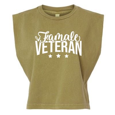 Female Veteran Garment-Dyed Women's Muscle Tee