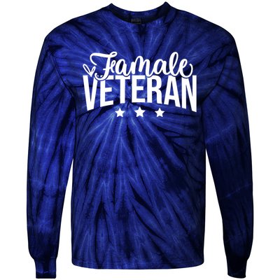 Female Veteran Tie-Dye Long Sleeve Shirt