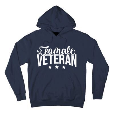 Female Veteran Tall Hoodie