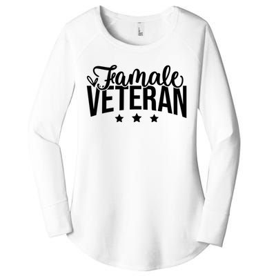 Female Veteran Women's Perfect Tri Tunic Long Sleeve Shirt