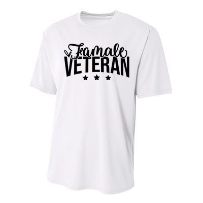 Female Veteran Performance Sprint T-Shirt