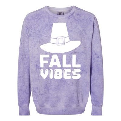 Fall Vibes Colorblast Crewneck Sweatshirt