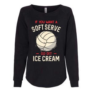 Funny Volleyball Womens California Wash Sweatshirt