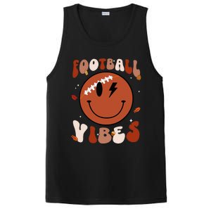 Football Vibes Fall Thanksgiving Smile Face Season PosiCharge Competitor Tank