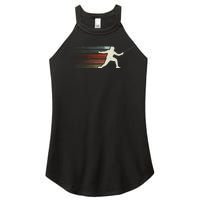 Fencing Vintage Fencer Women's Perfect Tri Rocker Tank