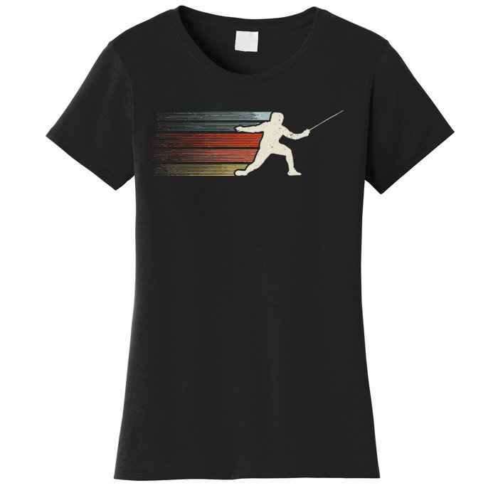 Fencing Vintage Fencer Women's T-Shirt