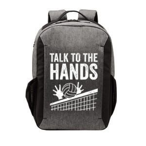 Funny Volleyball Gift For Boy Girl Cool Talk To The Hands Vector Backpack