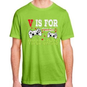 Funny Video Games Lover Valentine Day Fors Gamer Adult ChromaSoft Performance T-Shirt