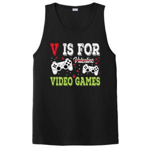 Funny Video Games Lover Valentine Day Fors Gamer PosiCharge Competitor Tank