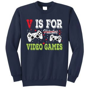 Funny Video Games Lover Valentine Day Fors Gamer Sweatshirt