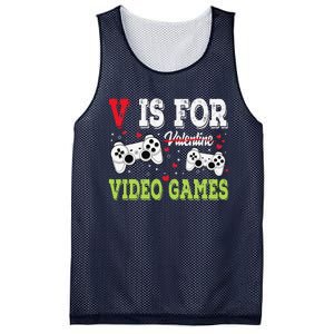 Funny Video Games Lover Valentine Day Fors Gamer Mesh Reversible Basketball Jersey Tank