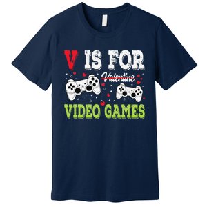 Funny Video Games Lover Valentine Day Fors Gamer Premium T-Shirt