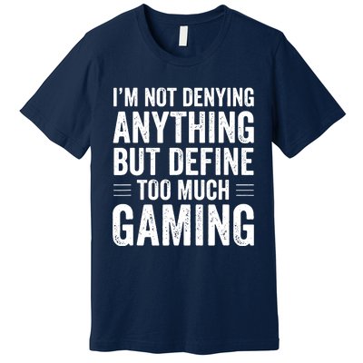 Funny Video Games Gaming Design For Gamer Online Gaming Premium T-Shirt