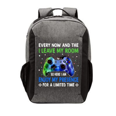 Funny Video Games Every Now And Then I Leave My Room Gaming Vector Backpack