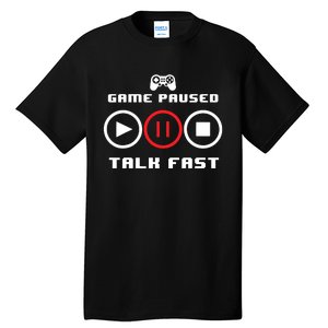 Funny Video Game For Men Women Video Gaming Player Gamer Tall T-Shirt