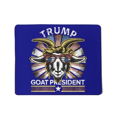 Funny Vintage Goat Trump 45th President Election 2024 Cool Gift Mousepad