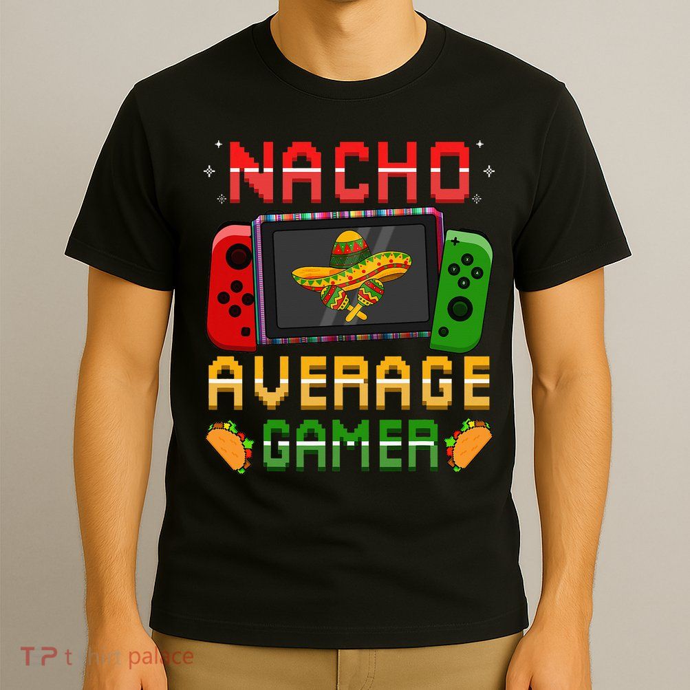 Funny Video Gamer Cinco De Mayo Let's Fiesta Party T-Shirt