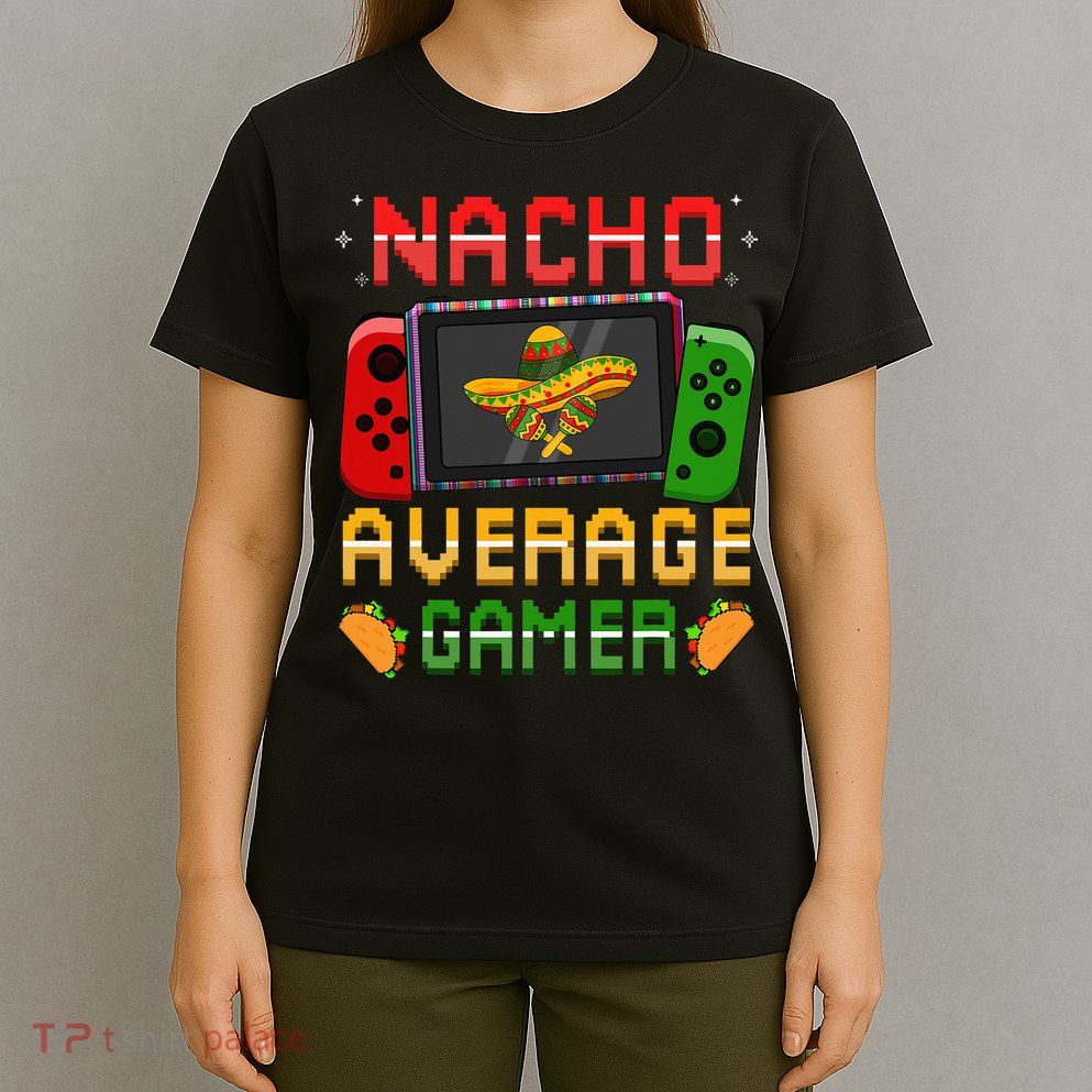 Funny Video Gamer Cinco De Mayo Let's Fiesta Party T-Shirt