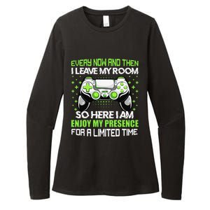 Funny Video Games Every Now And Then I Leave My Room Womens CVC Long Sleeve Shirt