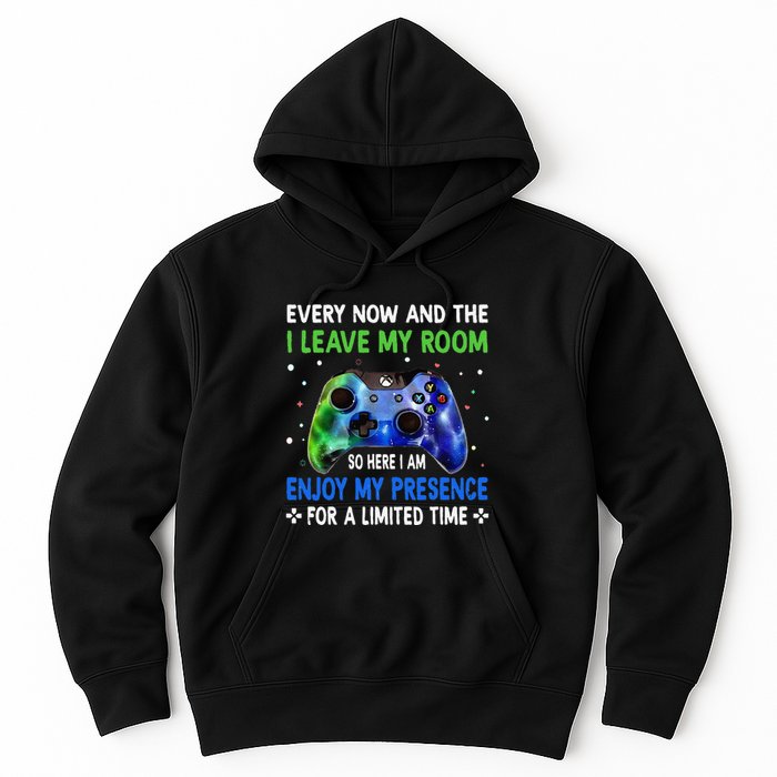 Funny Video Games Every Now And Then I Leave My Room Hoodie