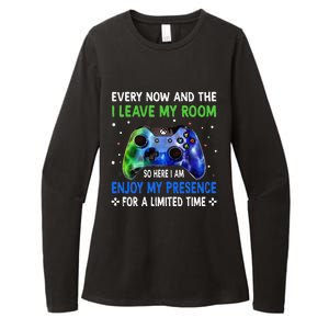 Funny Video Games Every Now And Then I Leave My Room Womens CVC Long Sleeve Shirt