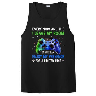 Funny Video Games Every Now And Then I Leave My Room PosiCharge Competitor Tank