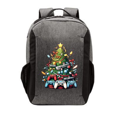 Funny Video Game Gaming Controller Christmas Tree Pajama Gift Vector Backpack