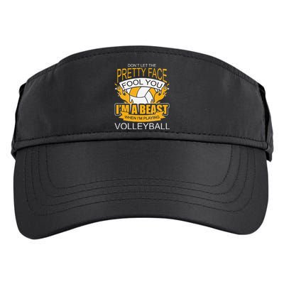 Funny Volleyball Gift For Teen WomenVolleyball Adult Drive Performance Visor