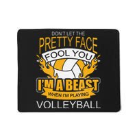 Funny Volleyball Gift For Teen WomenVolleyball Mousepad