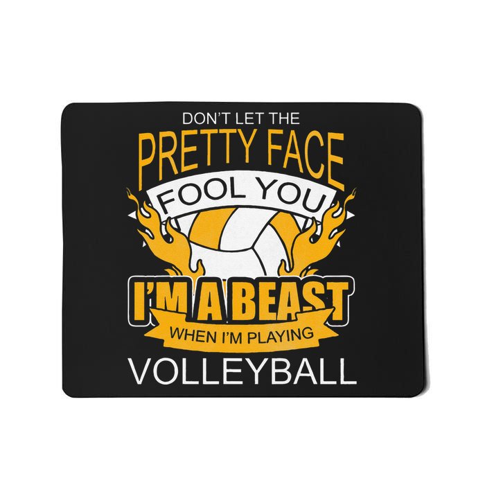 Funny Volleyball Gift For Teen WomenVolleyball Mousepad