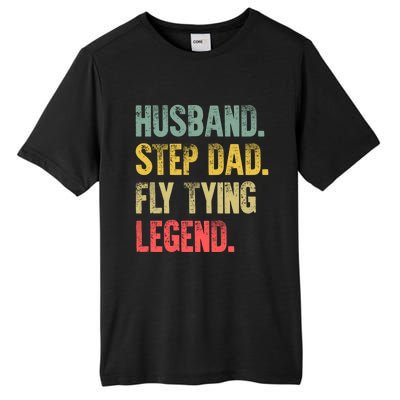 Funny Vintage Great Gift Husband Step Dad Fly Tying Legend Gift Cool Gift Tall Fusion ChromaSoft Performance T-Shirt