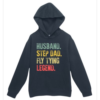 Funny Vintage Great Gift Husband Step Dad Fly Tying Legend Gift Cool Gift Urban Pullover Hoodie