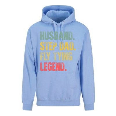 Funny Vintage Great Gift Husband Step Dad Fly Tying Legend Gift Cool Gift Unisex Surf Hoodie